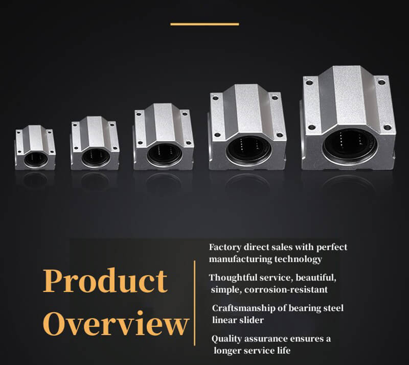 Linear Bearing SCS 6 8 10 12 16 20 25 30 35 40 50 60U-3